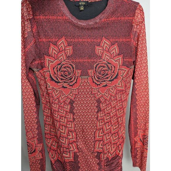 AFRM Mirza in rouge gilded rose size Large - Picture 11 of 12